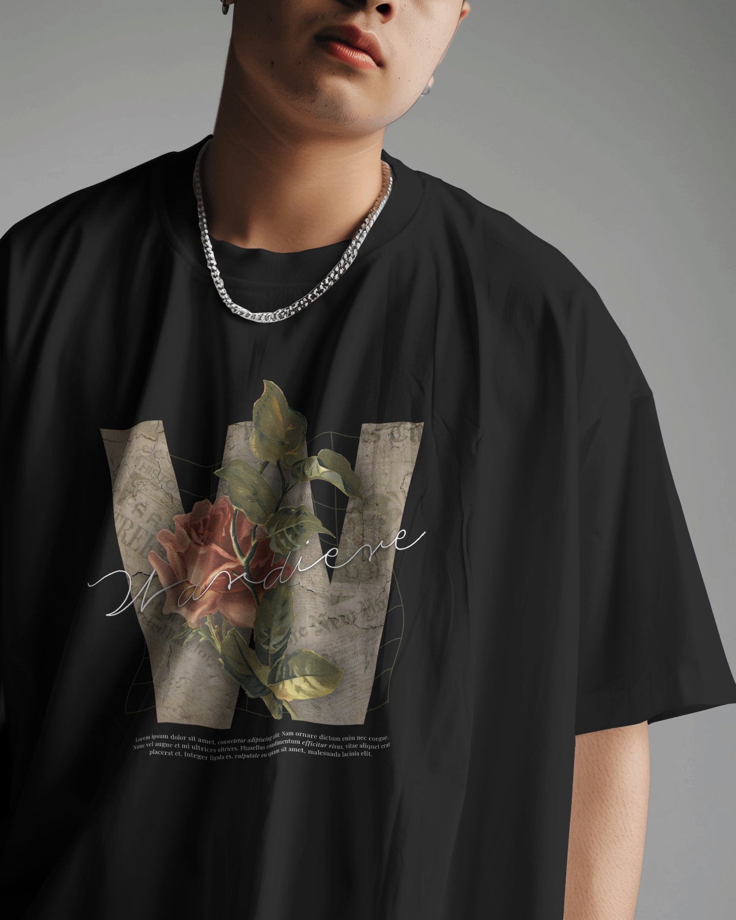 Garden Vibes Floral Oversized T-Shirt