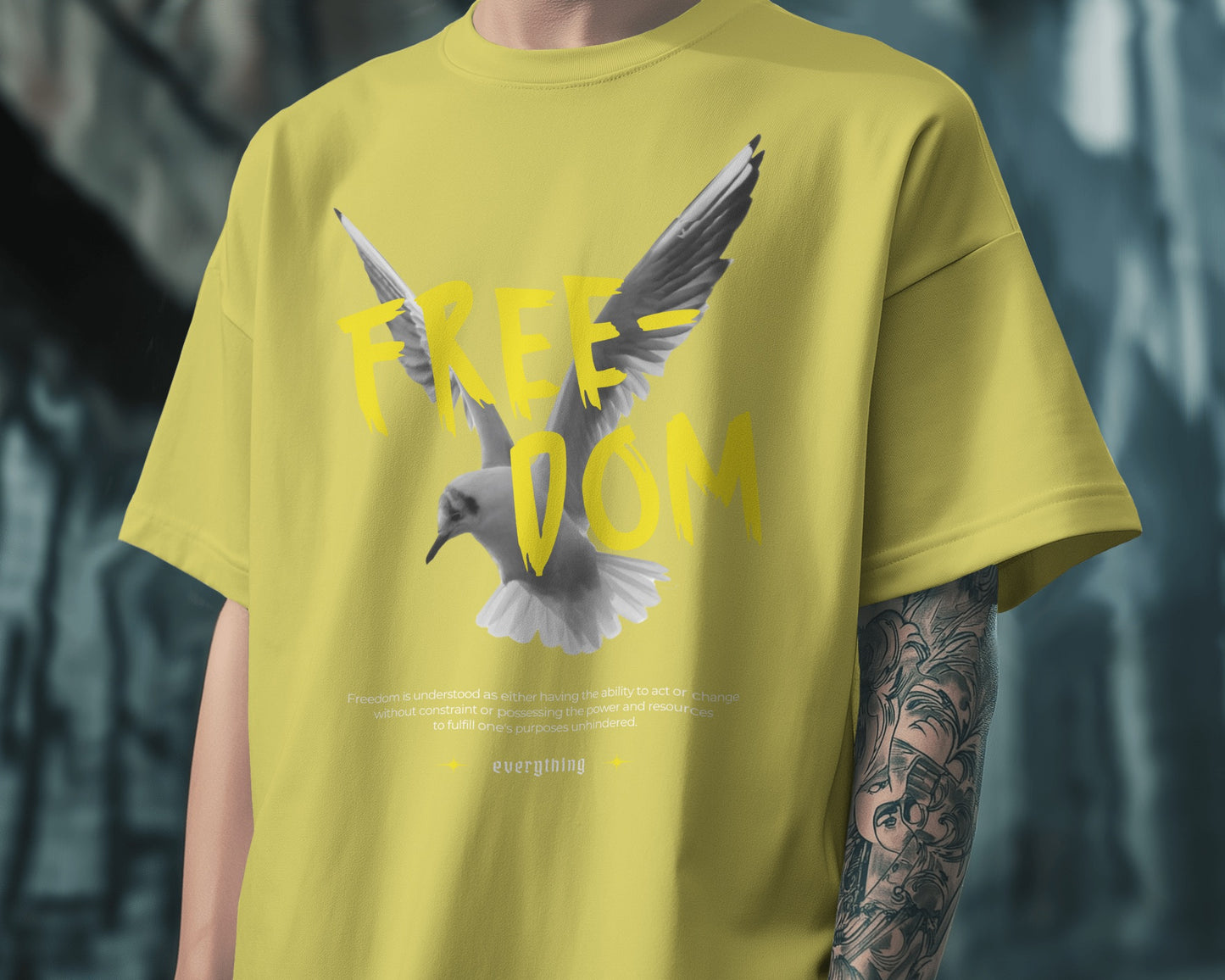 Freedom Dove Graphic T-Shirt