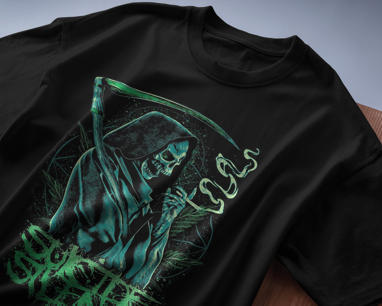 Grim Reaper Graphic T-Shirt – Suicide Silence Design